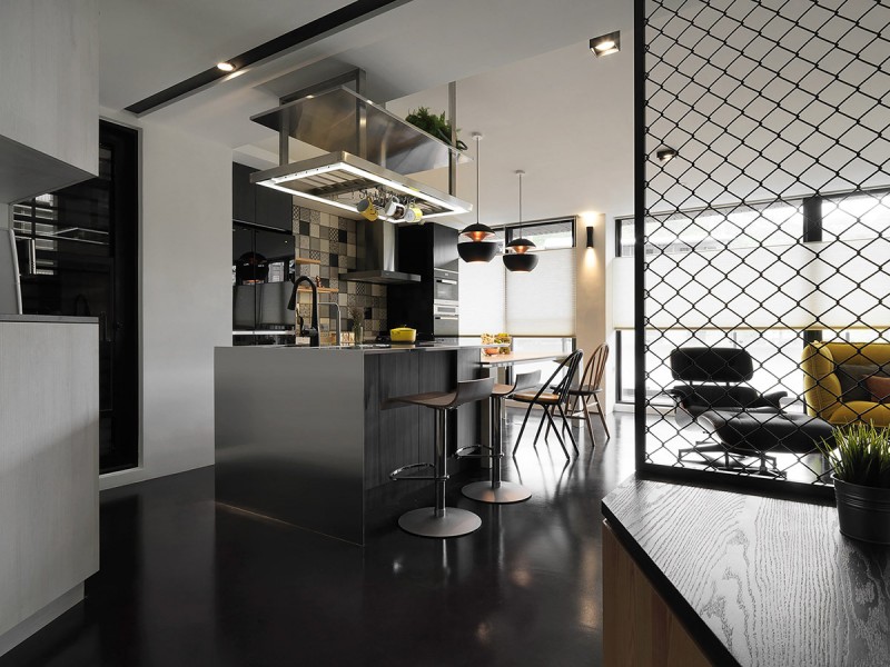 Современная квартира в индустриальном стиле Современная квартира в индустриальном стиле