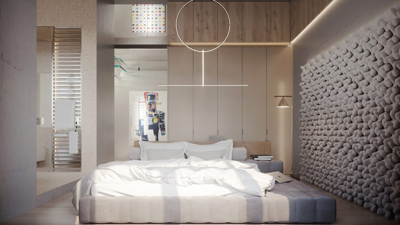 Четырехуровневая квартира, расположенная в небоскребе в центре Киева Четырехуровневая квартира, расположенная в небоскребе в центре Киева