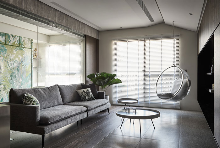 Джунгли в городе - интерьер квартиры в Тайбэе