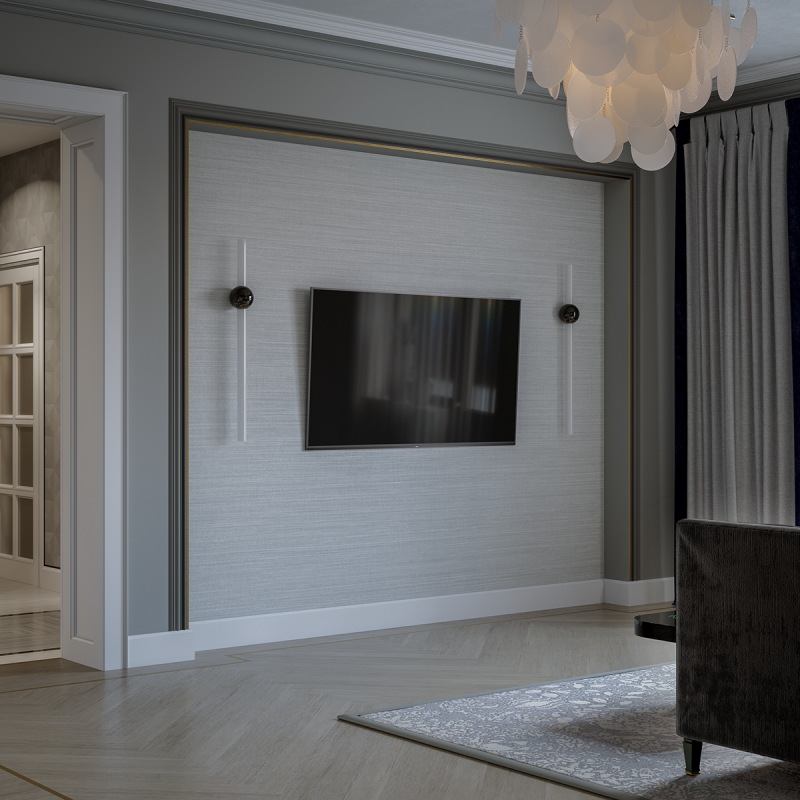 Гостиная в неоклассическом стиле Гостиная в неоклассическом стиле