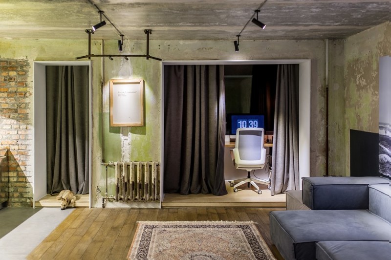 Интерьер киевской квартиры в индустриальном стиле