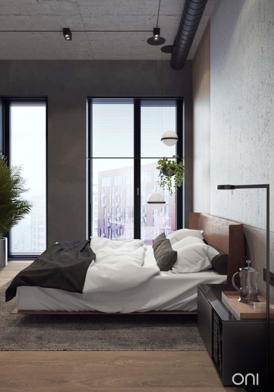 Интерьер квартиры в индустриальном стиле Интерьер квартиры в индустриальном стиле