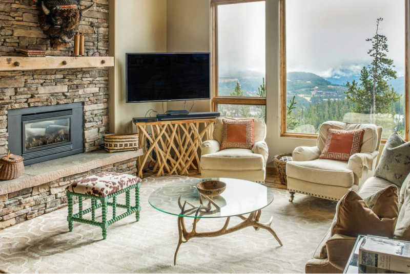 Интерьер шале в Монтане