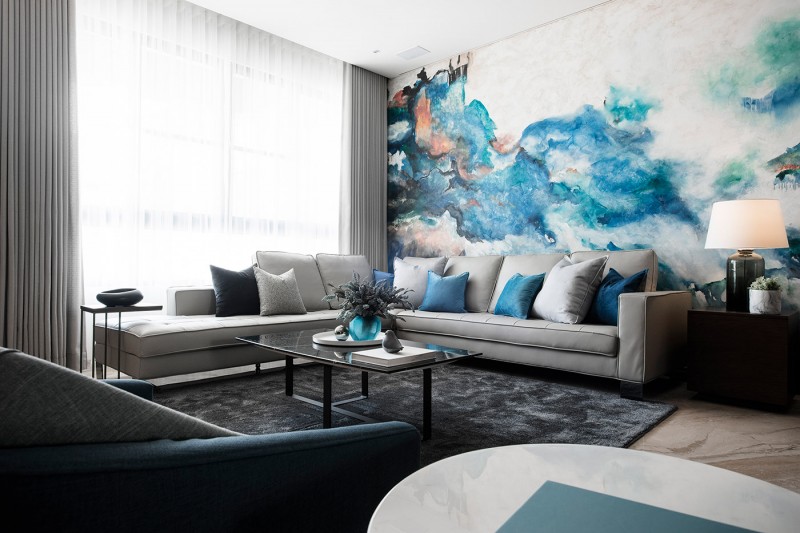 Контрастный интерьер Контрастный интерьер