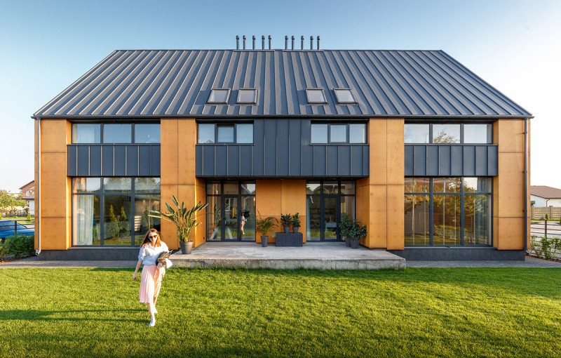 Лаконичный дизайн дуплекса