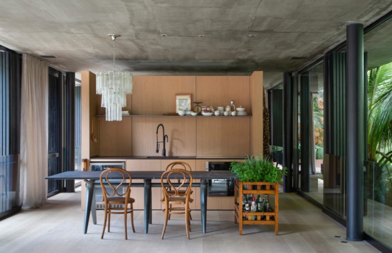 Минималистский дизайн дома площадью 201 м2 в Рио-де-Жанейро