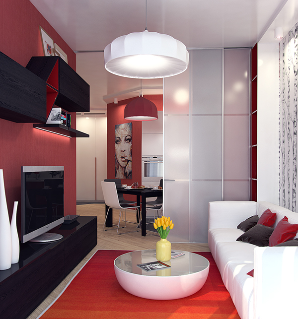 Проект небольшой квартиры для молодой семьи Проект небольшой квартиры для молодой семьи