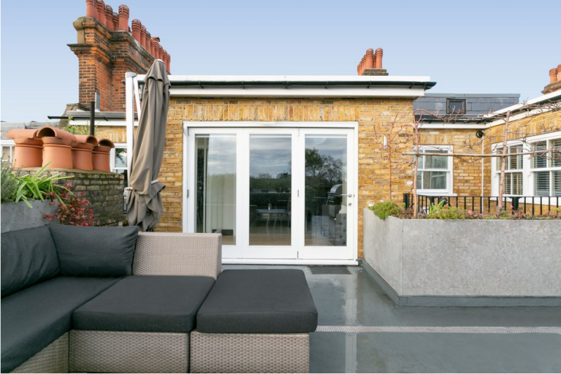 Стильный пентхаус с террасой в Лондоне Стильный пентхаус с террасой в Лондоне