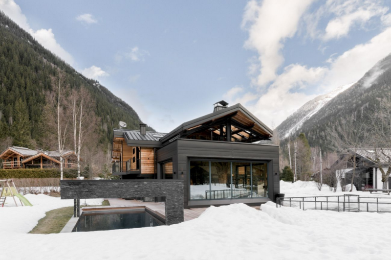 Ультрасовременное шале с видом на Монблан