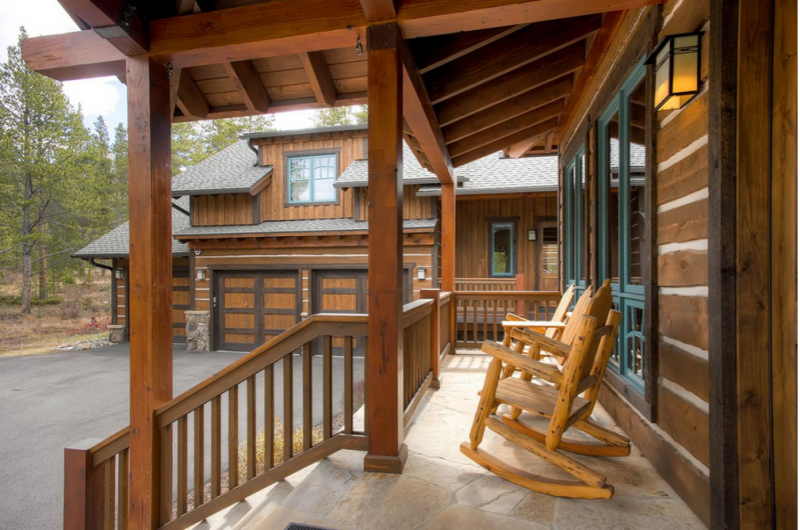 Бревенчатый дом в Брекенридже, Колорадо Бревенчатый дом в Брекенридже, Колорадо