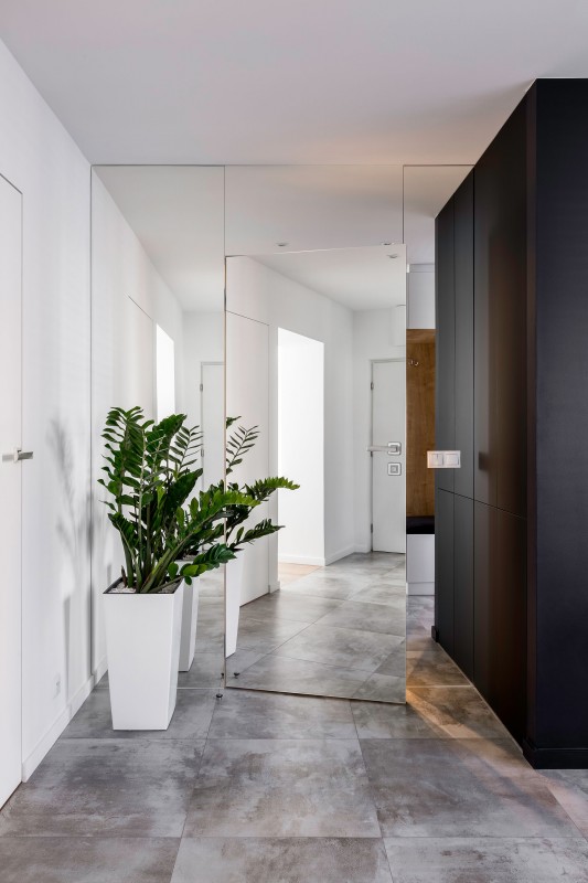 Дизайн интерьера квартиры площадью 80 м² в Лодзи, Польша