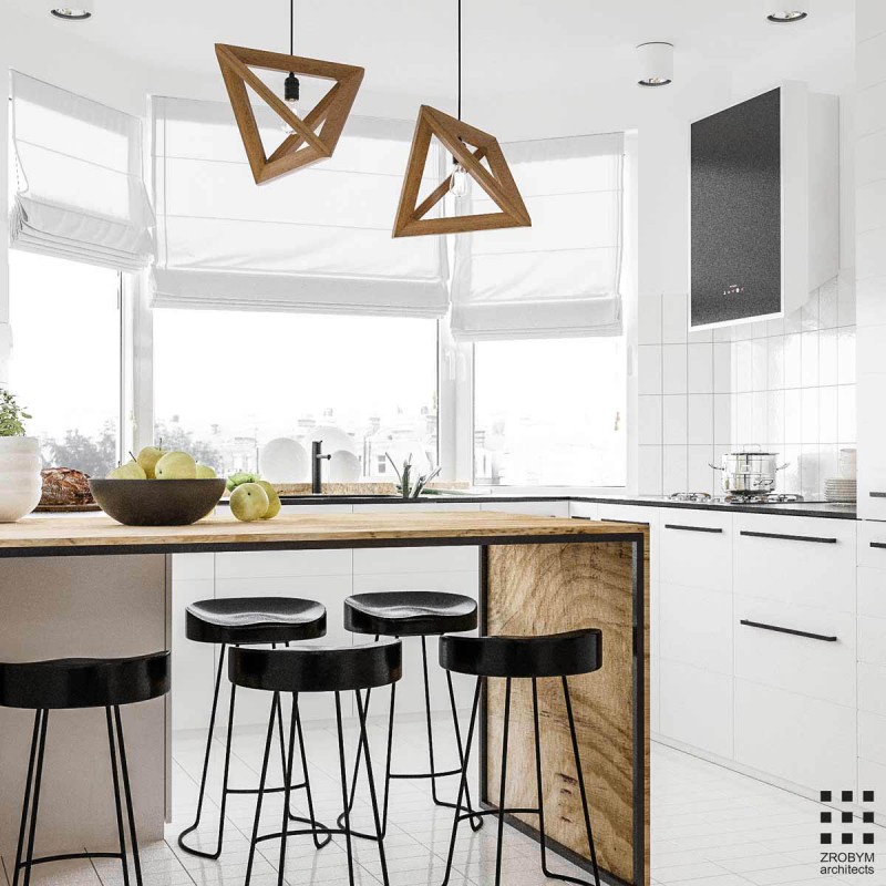 Дизайн-проект контрастных апартаментов