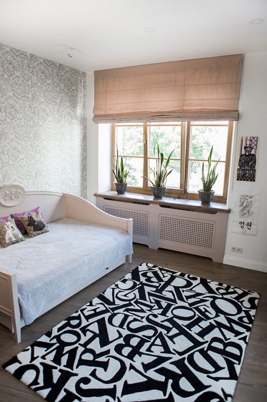 Интерьер богемной квартиры для семейной пары с детьми