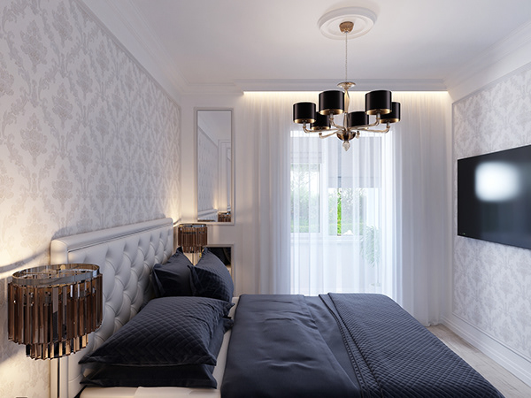 Интерьер квартиры в неоклассическом стиле