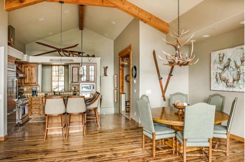 Интерьер шале в Монтане