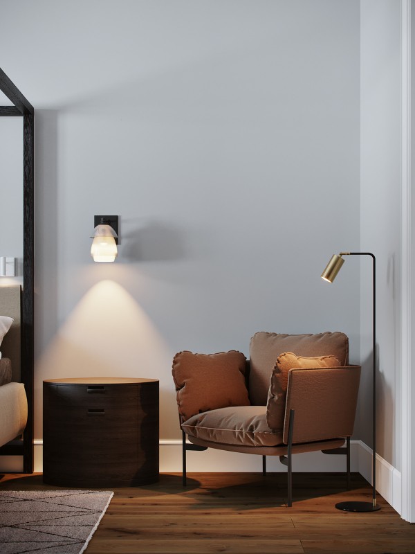 Интерьер в черно-белых тонах