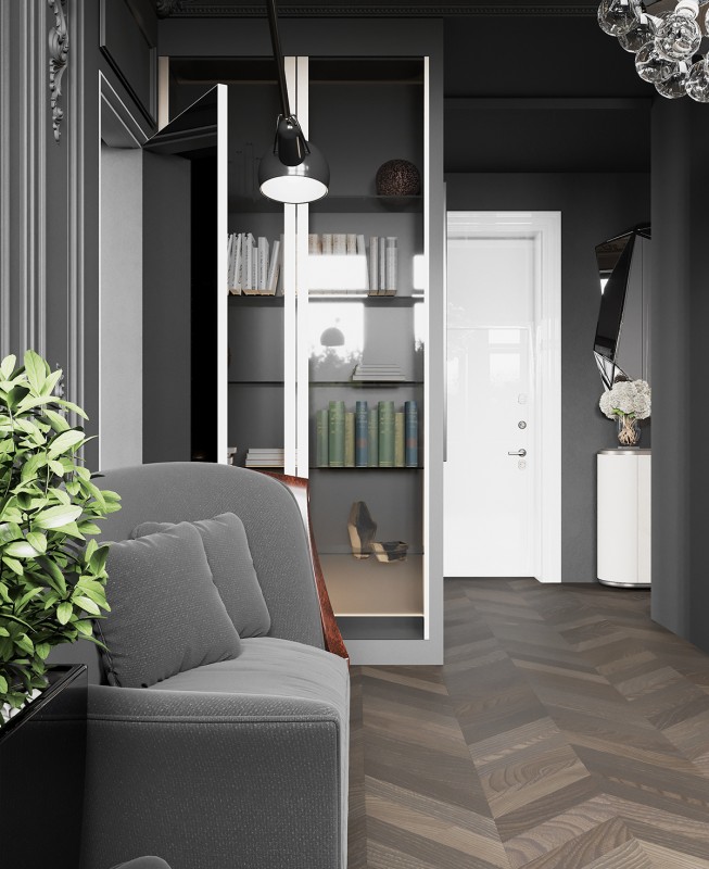 Оформление интерьера в черном цвете Оформление интерьера в черном цвете