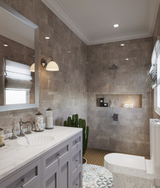 Проект апартаментов в неоклассическом стиле