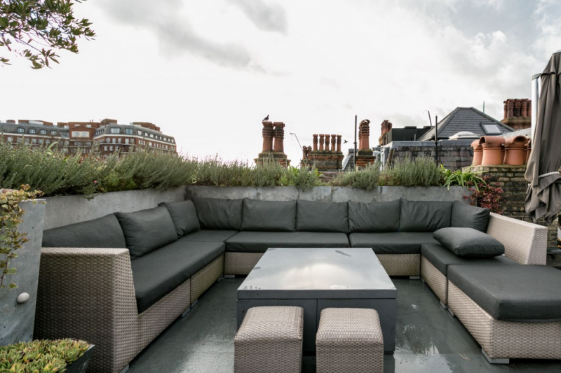 Стильный пентхаус с террасой в Лондоне Стильный пентхаус с террасой в Лондоне