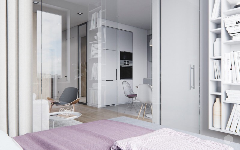 Светлые компактные апартаменты