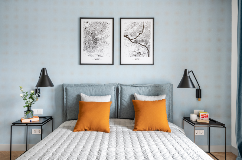 Преобладающие серые оттенки в интерьере квартиры в Вильнюсе Преобладающие серые оттенки в интерьере квартиры в Вильнюсе