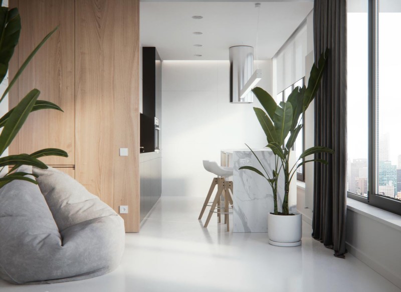 Проект квартиры для молодой пары в Киеве