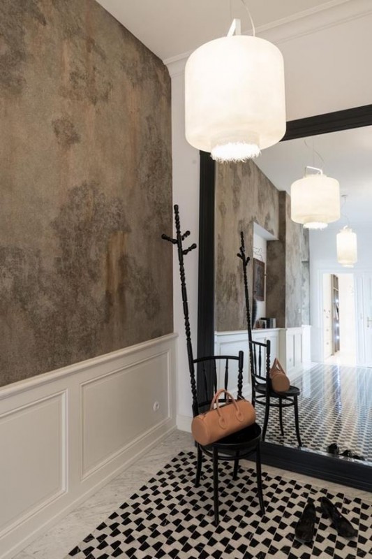 Сочетание модерна и индустриального стиля