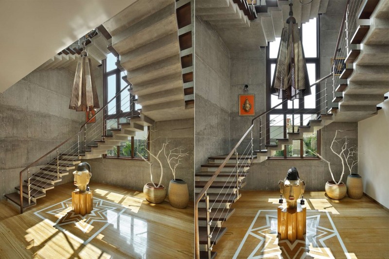 Современный дом, расположенный в Вадодаре, Индия