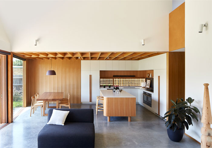 Стильный минималистичный декор дома в Австралии Стильный минималистичный декор дома в Австралии