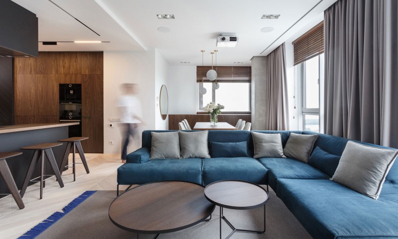 Апартаменты River View с видом на реку Днепр, Украина