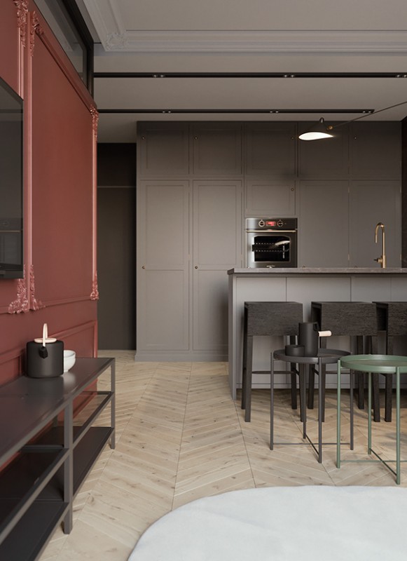 Апартаменты в стиле "контемпорари"