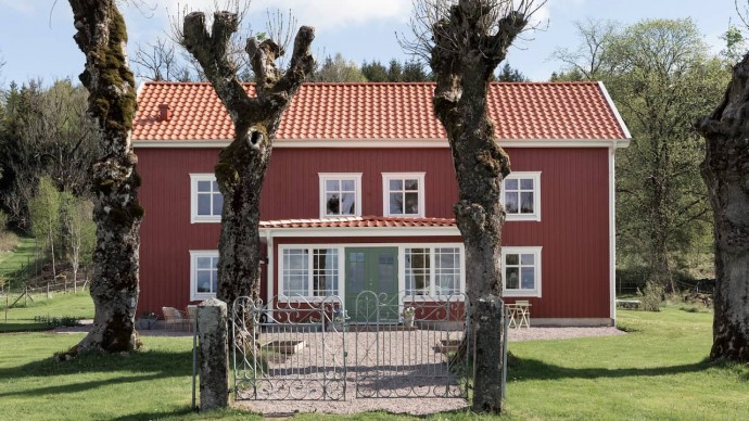 Деревенский дом 1848 года постройки недалеко от Фальчёпинга, Швеция