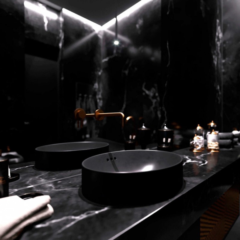 Эклектичная монохромная квартира в Руане, Франция