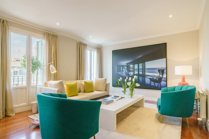 Элегантный интерьер квартиры в Мадриде