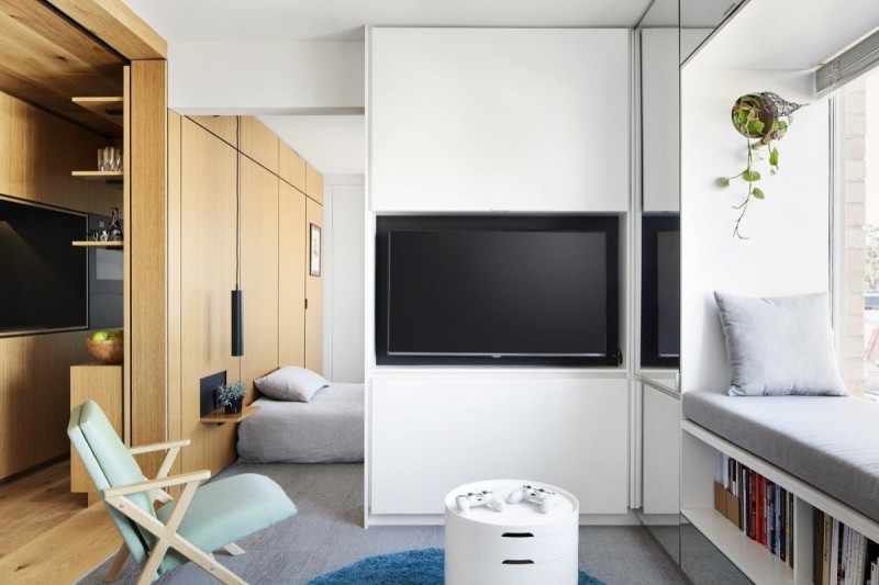 Функциональный интерьер компактных апартаментов