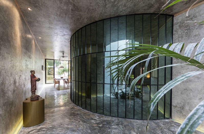 Интерьер современного дома в Мериде, Мексика Интерьер современного дома в Мериде, Мексика