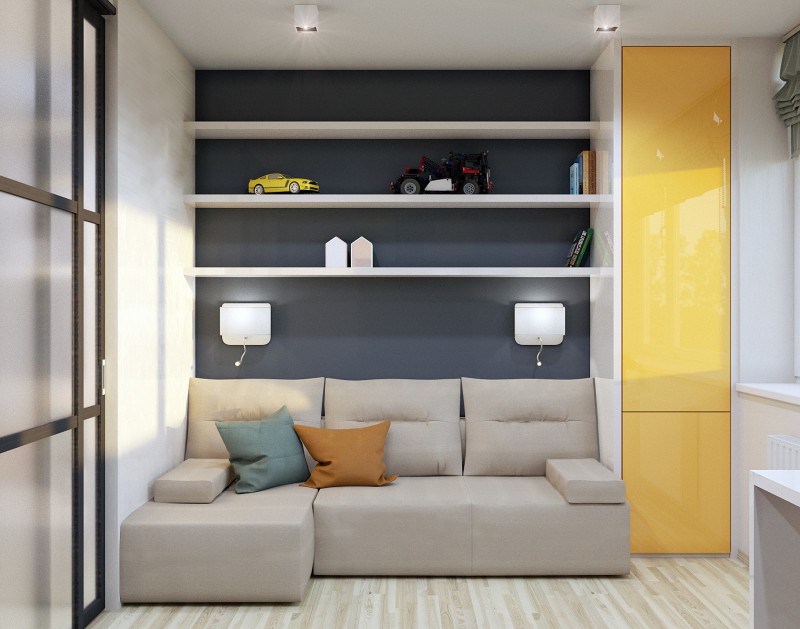 Натуральная палитра и гармоничные сочетания: интерьер двухкомнатной квартиры Натуральная палитра и гармоничные сочетания: интерьер двухкомнатной квартиры