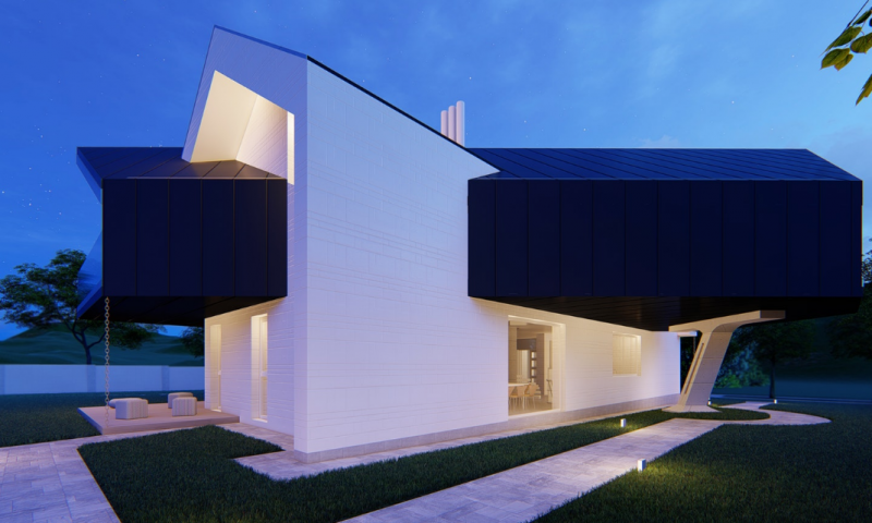 Необычный архитектурный проект Необычный архитектурный проект