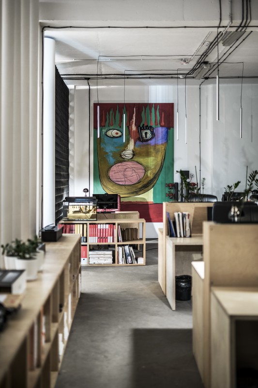 Офис в индустриальном стиле