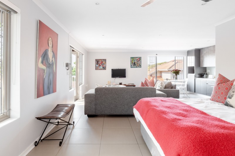 Оформление апартаментов в серых тонах в Дурбан-Норд, ЮАР Оформление апартаментов в серых тонах в Дурбан-Норд, ЮАР