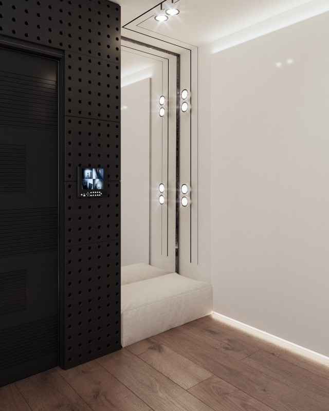 Чистые линии, простая мебель и зелень в интерьере комфортных апартаментов