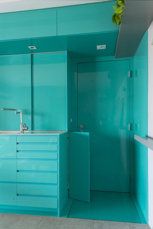 Функциональный интерьер квартиры площадью 60 м2 в Сан-Паулу, Бразилия Функциональный интерьер квартиры площадью 60 м2 в Сан-Паулу, Бразилия