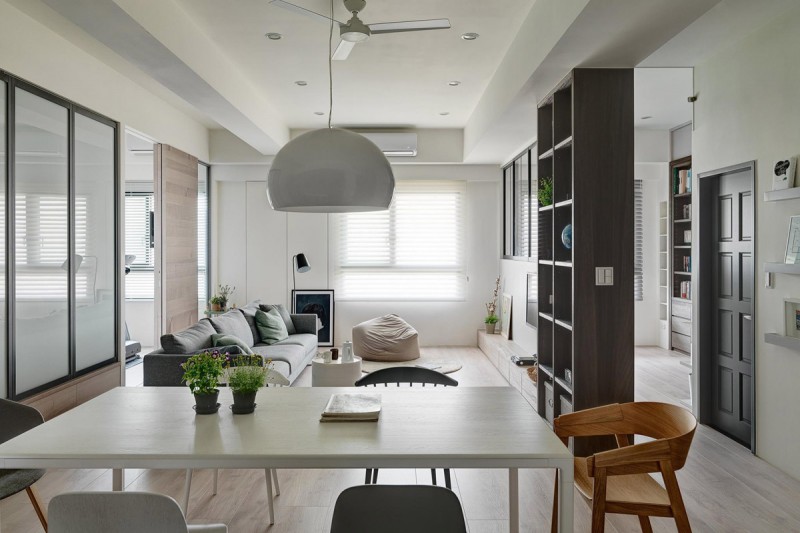 Гостиная, оформленная в нейтральной цветовой гамме Гостиная, оформленная в нейтральной цветовой гамме