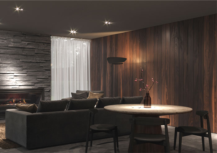 Интерьер дома в лесу под Киевом