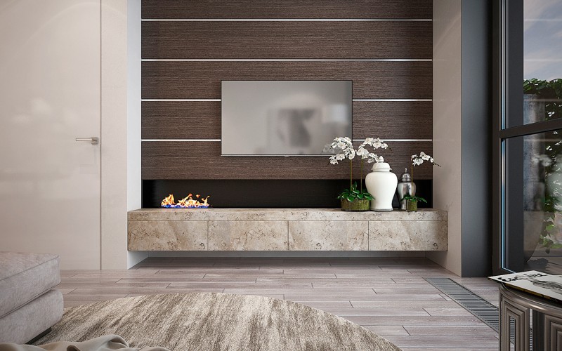 Интерьер варшавской квартиры в коричневых тонах Интерьер варшавской квартиры в коричневых тонах