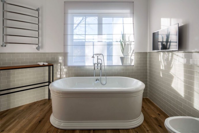 Контрастные цветовые сочетания в декоре двухуровневой квартиры Контрастные цветовые сочетания в декоре двухуровневой квартиры