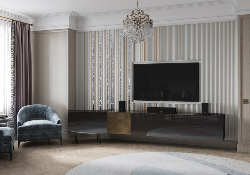 Квартира, оформленная в приглушенных тонах