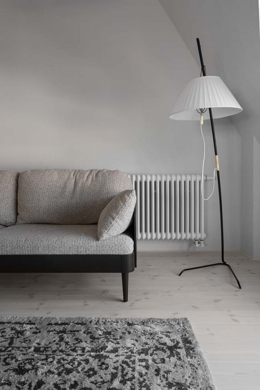 Квартира в мансарде многоквартирного дома 1911 года постройки в Кракове