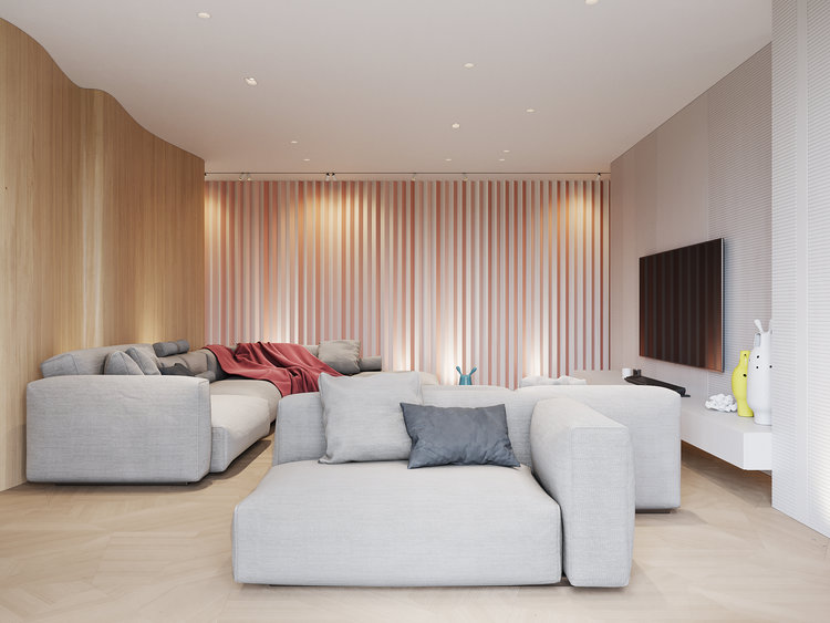 Легкое и воздушное пространство квартиры