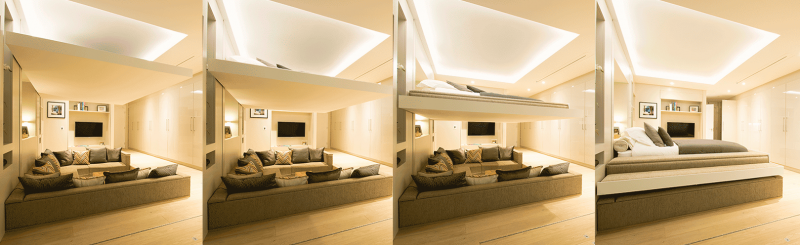 Многофункциональное пространство компактных апартаментов